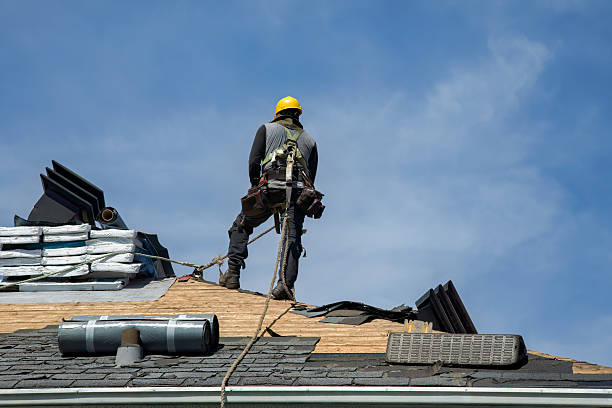 Professional Roofing technician working in Quaker City, OH